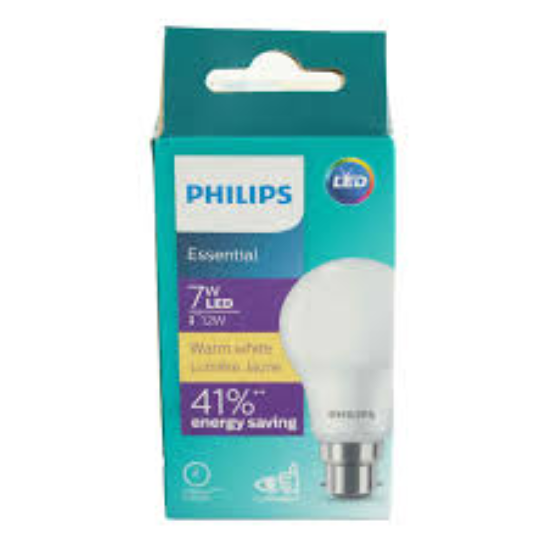 PHILIPS ESSENTIAL G3 LED BULB 7W B22 CDL